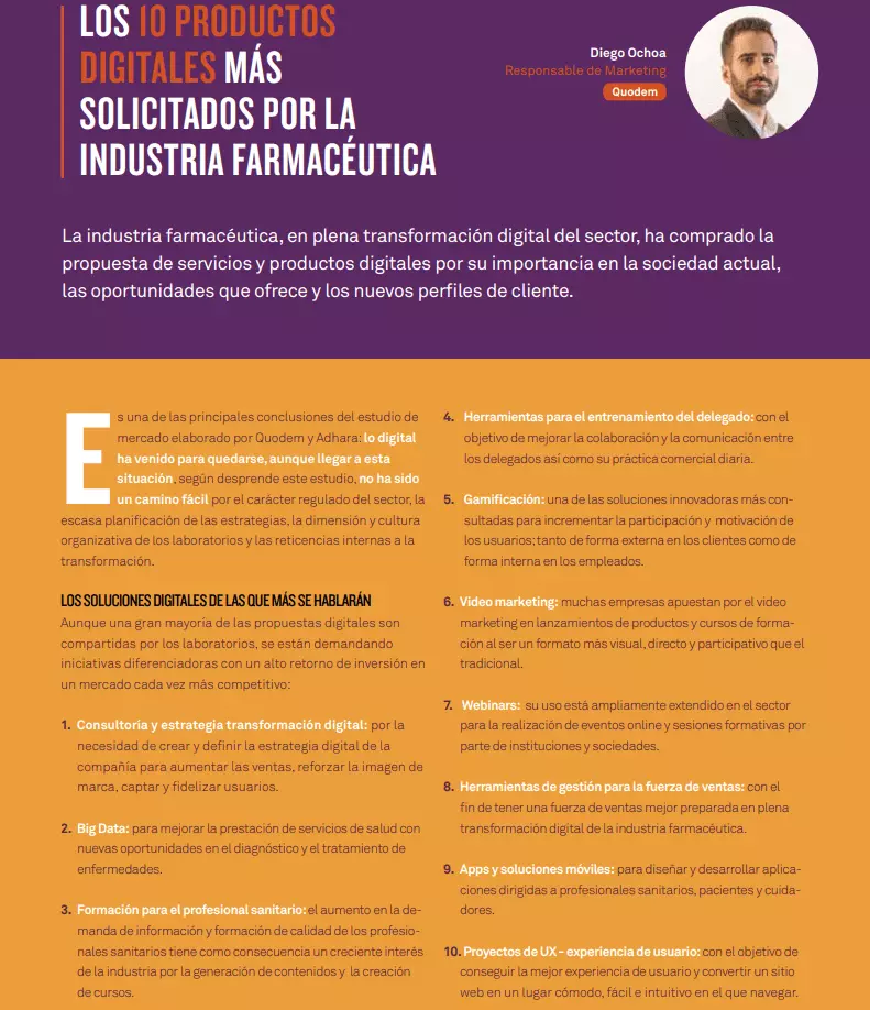 industria farmaceutica infografia productos digitales