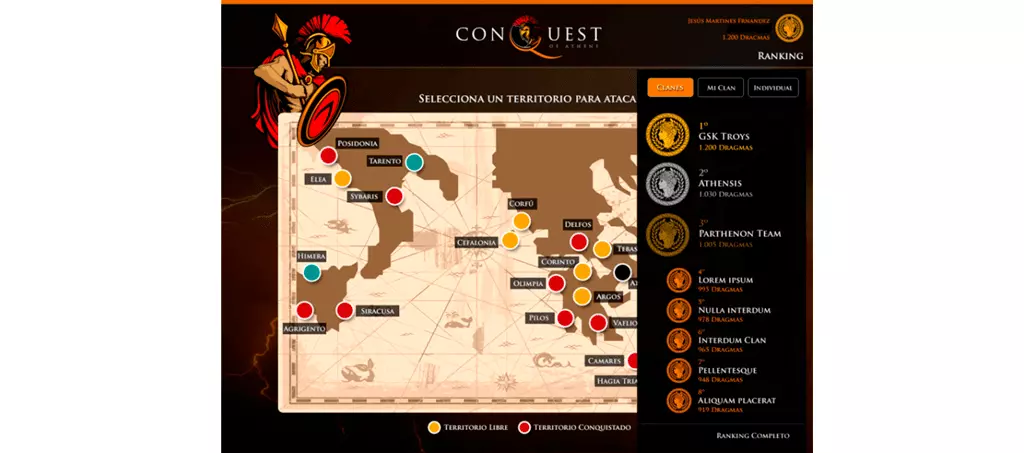 Conquest juego de gamificacion